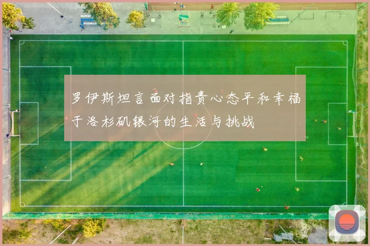 罗伊斯坦言面对指责心态平和幸福于洛杉矶银河的生活与挑战